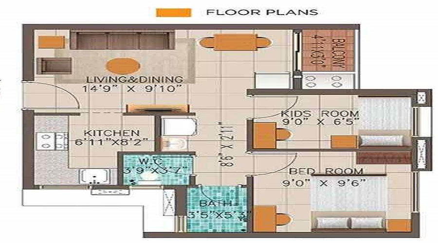   Mahindra Lifespace Thane floor plan1